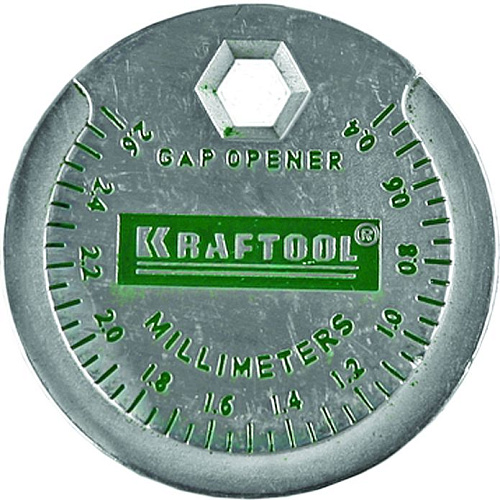  Измеритель зазора свечи с градуировкой, 0,4-2,6мм KRAFTOOL 