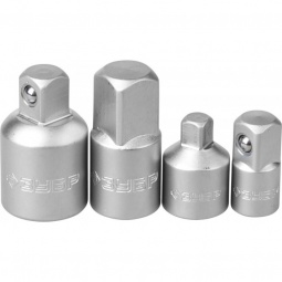  Набор ЗУБР "МАСТЕР": Адаптеры переходные для торцовых головок, 4шт 