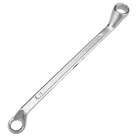  Ключ накидной коленчатый, 7 х 6 мм, хромированный 