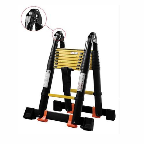  Лестница-стремянка телескопич. МИ ПРОФИ 3.2м/6.4м 9ступ. 