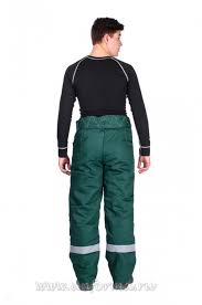  Брюки зимние мужские Эксперт-Люкс (тк.Смесовая,210), зеленый 