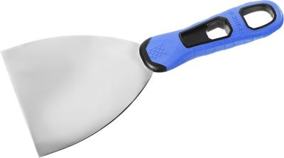  Шпатель ЗУБР "ПРОФЕССИОНАЛ" профилированное нержавеющее полотно, 2к ручка, 100мм 