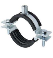  Хомут трубный STALMAX LCP-H 110-119 (4") для тяж. нагр. с виброгас. и комб. гайкой М10/M12 оц. 20 шт 