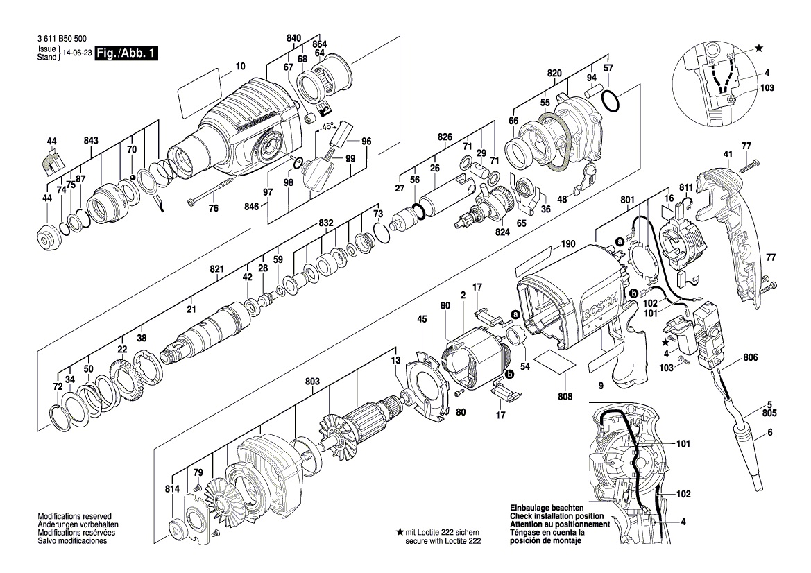 Bosch gbh 2 26 dre схема