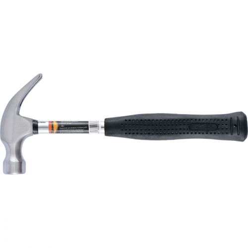  Молоток-гвоздодер, 570 г, цельнокованый, трехкомпонентная рукоятка// GROSS 