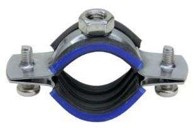  Хомут трубный STALMAX LCP-N AISI 430/3/4"(25-30 мм)М8 с виброгас. и гайкой нерж. AISI 430/300 шт 