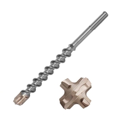  Бур по бетону SDS-Max 32 x 570мм, 4 резца, спираль шнек, ЗУБР 