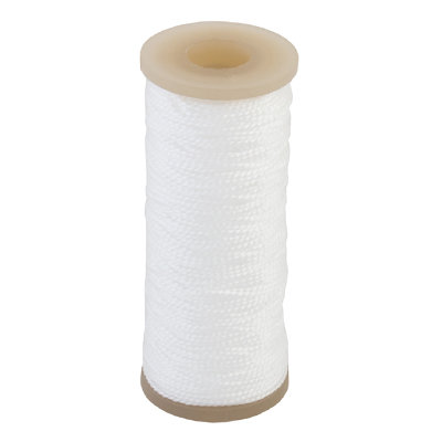  Нить капроновая белая усиленная на катушке 50 м 