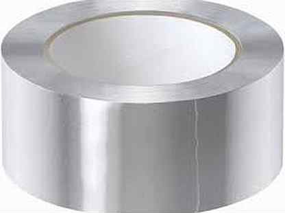  Скотч алюминиевый 75 мм х 50 м 