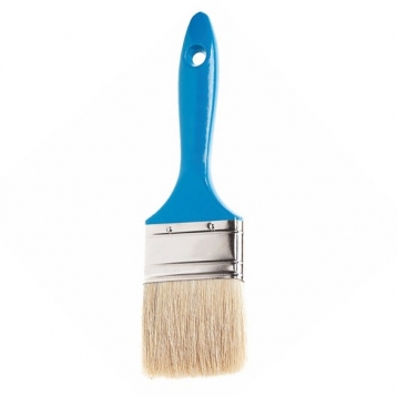  Набор кистей флейцевых (25 мм, 35 мм, 50мм), натуральная щетина, пластиковая ручка Сибртех 3шт 