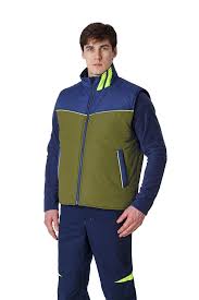  Жилет утепленный мужской PROFLINE SPECIALIST (тк.Таслан), оливковый/т.синий 