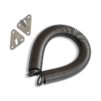  Пружина дверная ВЕГА d19 - 270 х 2,2 мм(матовый титан) с креплением  