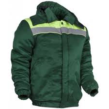  Куртка зимняя Эксперт-ЛЮКС укороченная, зеленый/лимонный 