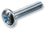  Винт с полусферической головкой М6 х 16 мм мебельный DIN 967 оцинк. шт. 