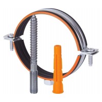  Хомут металлический с гайкой 5" (135-143) (шт) 