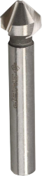  Зенкер конусный с 3-я реж. кромками, сталь P6M5, d 10,4х50мм, цилиндрич.хв. d 6мм, ЗУБР "ЭКСПЕРТ" 