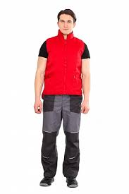  Жилет утепленный Универсальный (тк.Смесовая,210), красный 