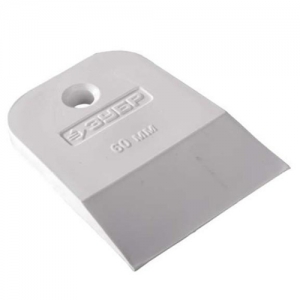  Набор ЗУБР Шпатели "МАСТЕР" резиновые, белые, 3шт: 40, 60, 80мм 