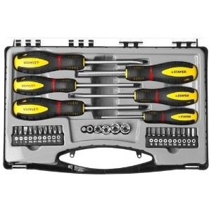  Набор: Отвертки Maxfix, STAYER 2513-H19, 19 предметов 