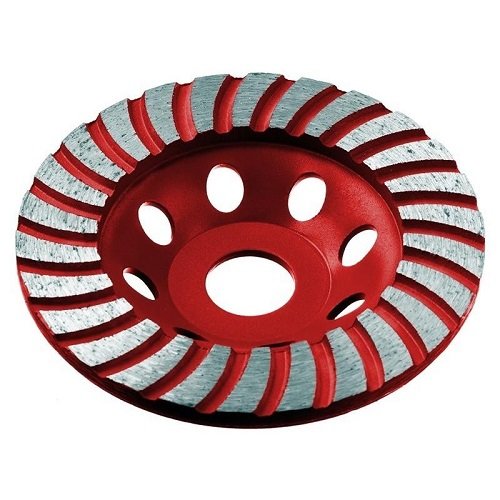  ЗУБР №2 Плоская обдирочно-шлифовальная чашка, среднее зерно ВК8, 125 мм 