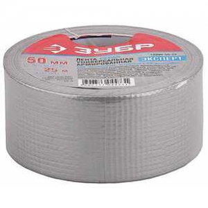  Лента ЗУБР "ЭКСПЕРТ" "УНИВЕРСАЛ", клейкая, армированная, влагостойкая, 48мм х 10м, черная 