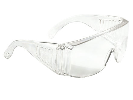  Очки защитные открытого типа, прозрачные, ударопрочный поликарбонат // СИБРТЕХ / 