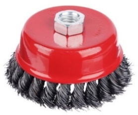  Щетка чаш. круч. проволока стальная для УШМ 75мм М14 