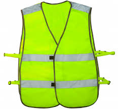  Жилет-Накидка сигнальный Неон (тк.Полиэфир,130), лимонный 