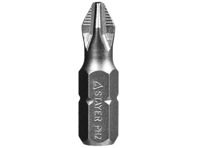  Биты Ph1 х 50мм, 10шт, тип хвостовика E 1/4", STAYER "PROFESSIONAL" ProFix 