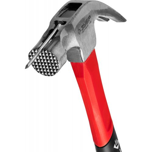  Молоток-гвоздодёр цельнокованый столярный ЗУБР Профессионал 450 г (20356-450) 