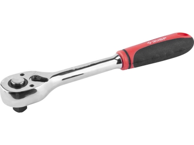  Трещотка для торцовых головок ЗУБР "МАСТЕР", Сr-V сталь, 72 зубца, 1/4" 