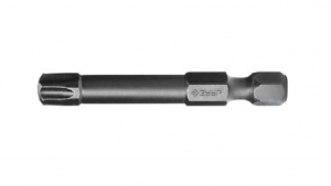  Биты TORX, T25, 50мм, 2шт, тип хвостовика E 1/4", на карточке ЗУБР "ПРОФИ" 