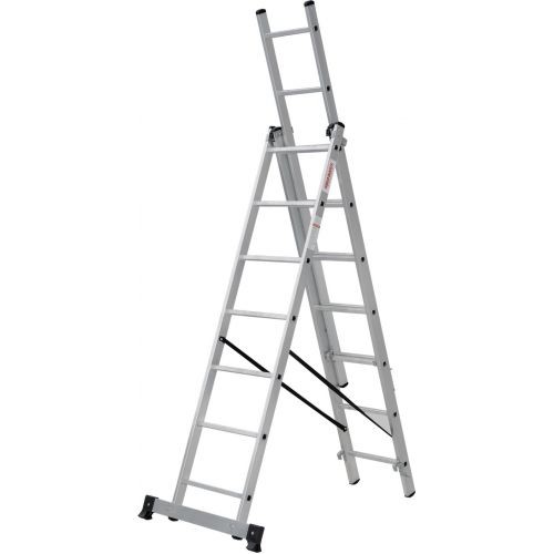  Лестница трехсекционная 3х10 СТАНДАРТ (14,2кг; 2,8м/ 4,55м/ 6,65м) МИ 
