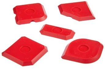  Набор резиновых шпателей для герметика 