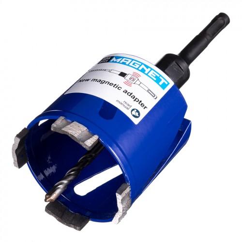  Коронка алмазная сегментная по бетону 72 мм SDS+ Magnet DiStar 