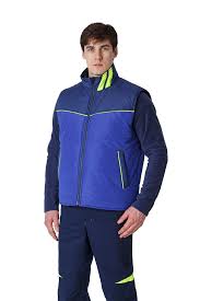  Жилет утепленный мужской PROFLINE SPECIALIST (тк.Таслан), васильковый/т.синий 