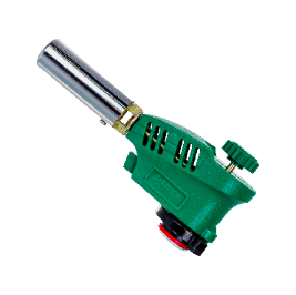  Газовая горелка с пьезоподжигом Model K "Зелёная" 