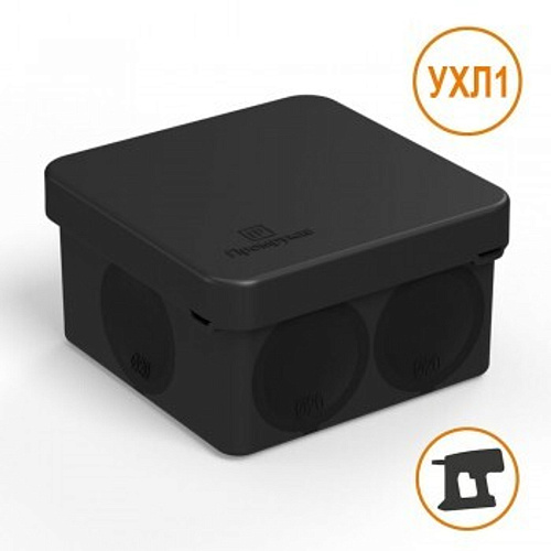  Коробка распределительная 60-0200-9005 для прямого монтажа двухкомпонентная безгалогенная (HF) черна 