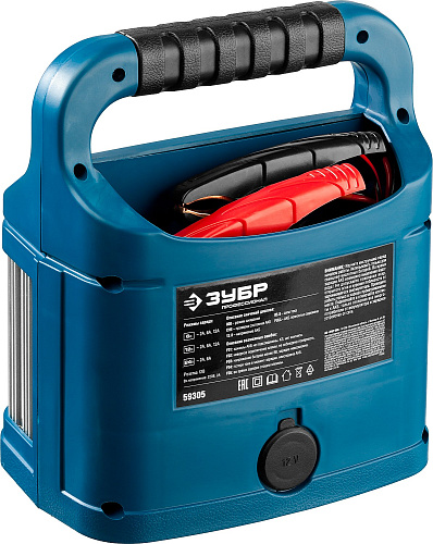  Зарядное устройство ЗУБР "ПРОФЕССИОНАЛ", 12В, 12А, автомат, IP65, AGM, GEL, WET 