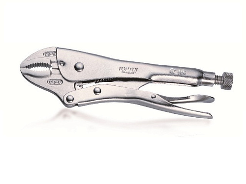  Зажим-плоскогубцы изогнутые 250мм TOPTUL (DAAQ1A10) 
