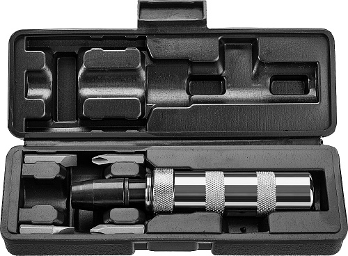  Ударно-поворотная отвертка с битами, 6 предметов STAYER 2565-H6_z01 