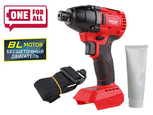  Аккум. ударный гайковерт/винтоверт WORTEX CWR 0118 в кор. ALL1 XLT SOLO БЕСЩЕТ., 18 В, 160 Н*м 