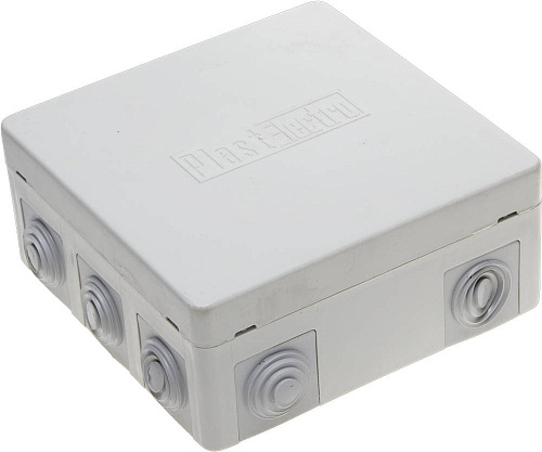  Коробка распределительная для наружного монтажа, 400В, IP 54, 8 вводов,125х125х50мм СВЕТОЗАР 