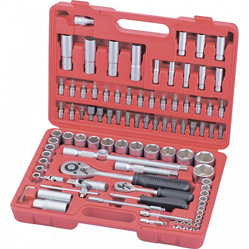  Набор слесарно-монтажный с квадратами, 1/4", 1/2", 94 предм.// MATRIX 