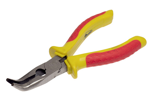  Тонкогубцы изогнутые, "Fine", 200 мм (Hobbi) (шт.) 