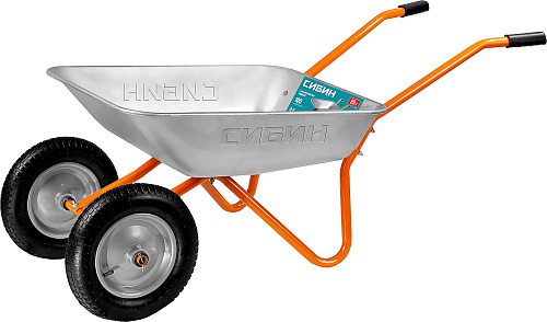  Тачка садовая двухколесная, 100 кг, СТ-21, СИБИН 