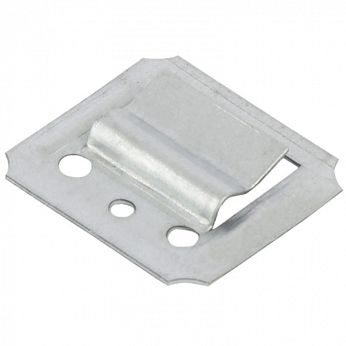  Кляймер №1 оцинкованный с гвоздями, 100шт. // Сибртех 