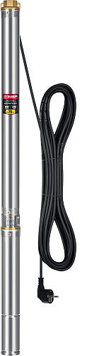  Скважинный насос центробежный ЗУБР, 80 м напор 