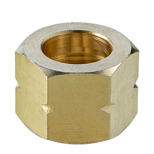 Гайка накидная М16х1,5LH, латунь 