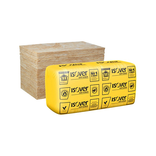  Утеплитель ИЗОВЕР Каркас-П37 1170х610х100 мм, 10 шт 
